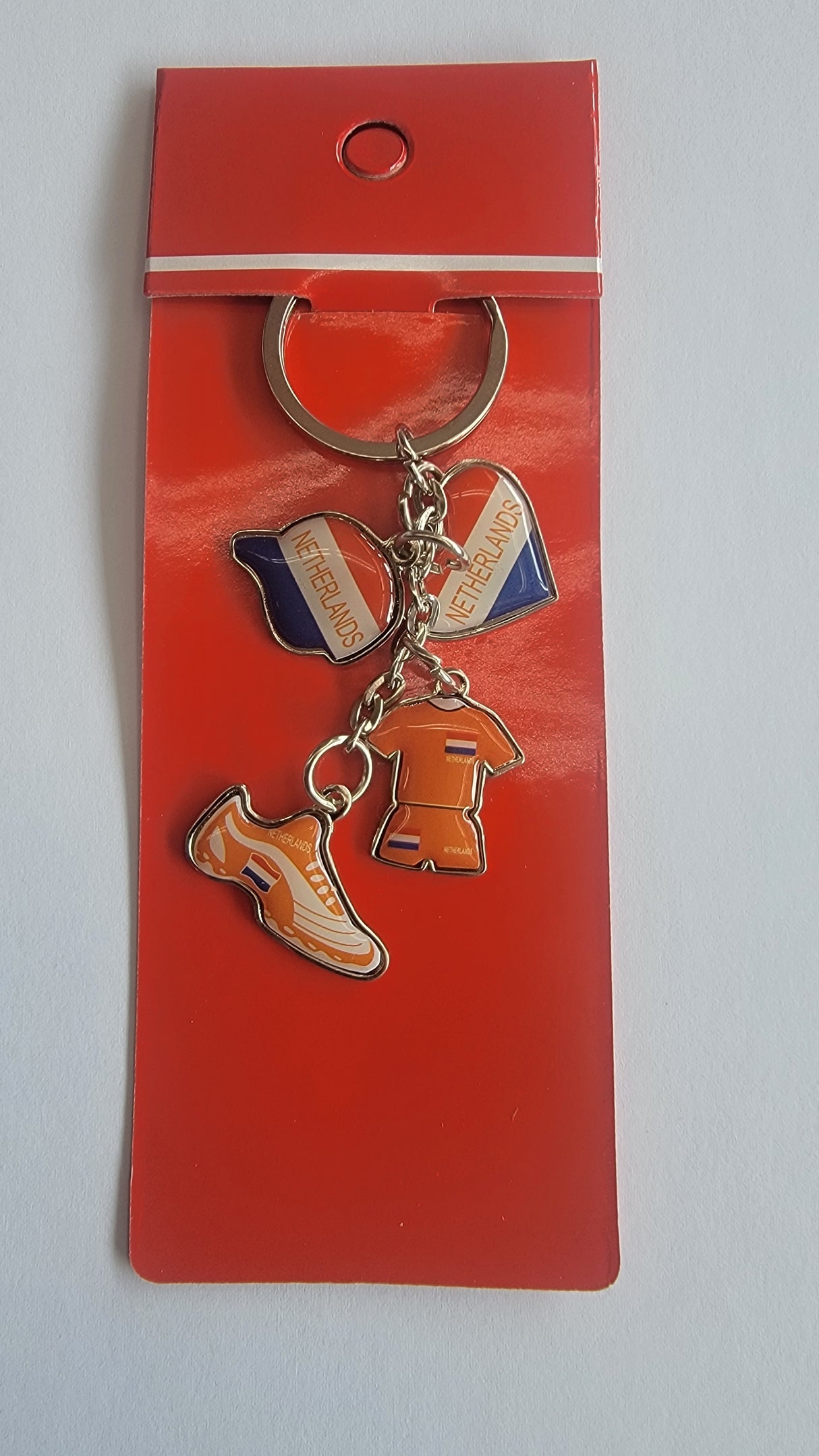 Keychain – Orange Charms