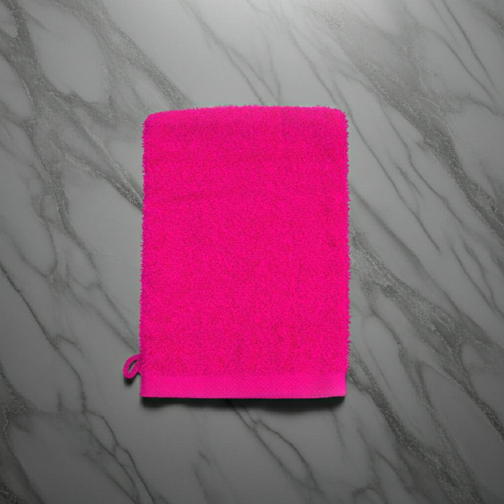 Alpha Washcloth - Fucshia