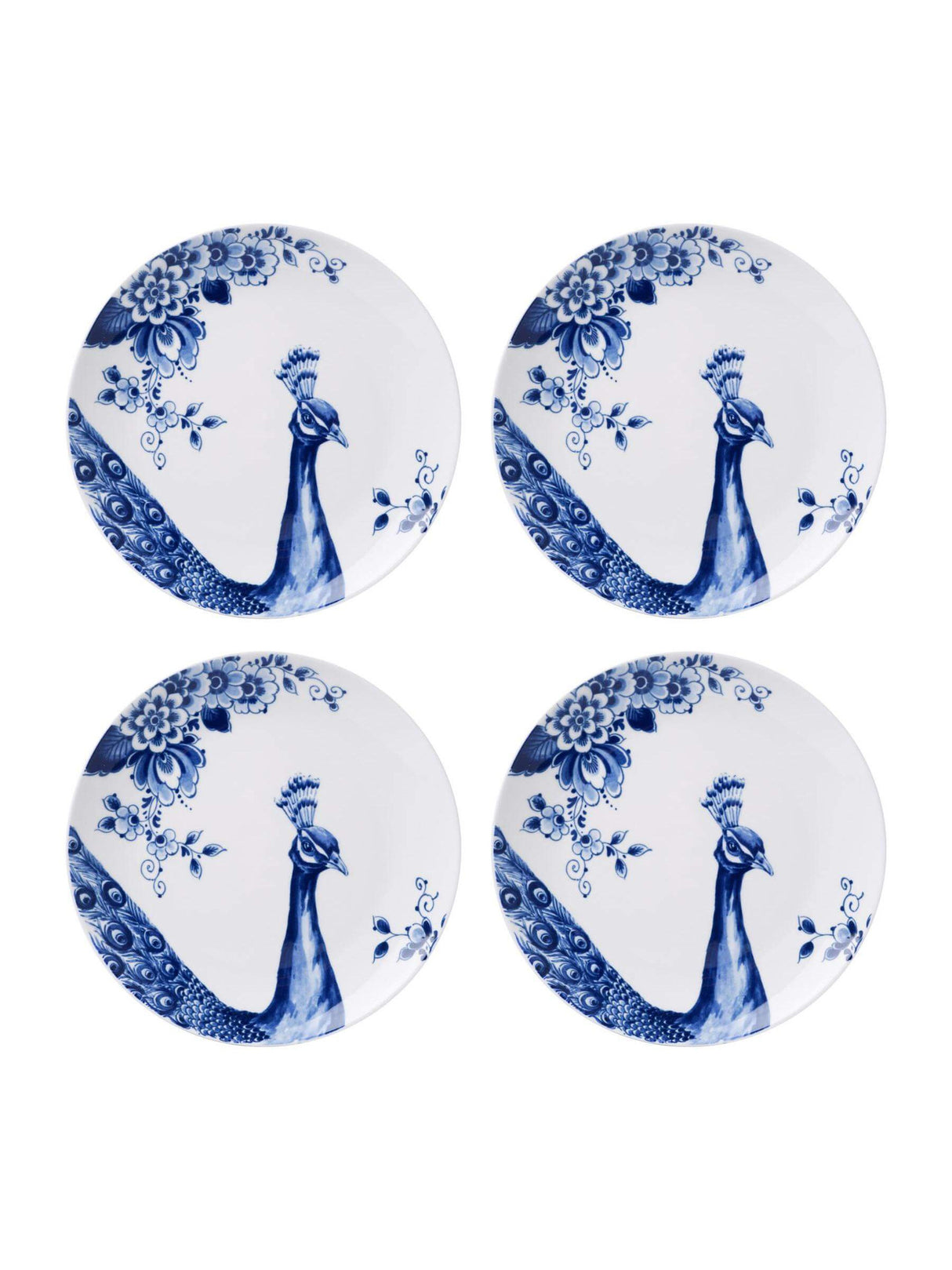 Paauw Blauw Porcelain Plates