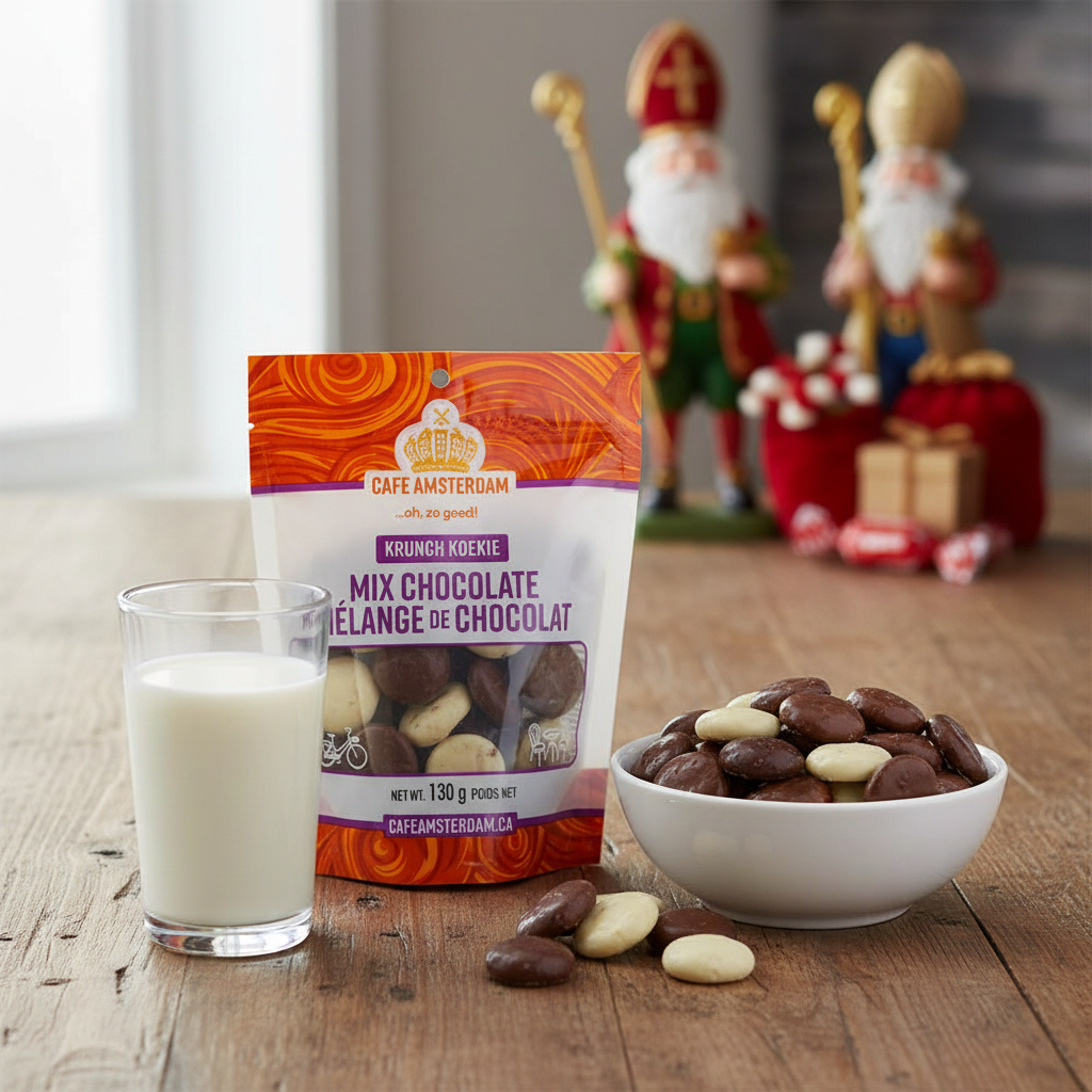 Cafe Amsterdam Crunch Koekie with Mix Chocolate – 130 g