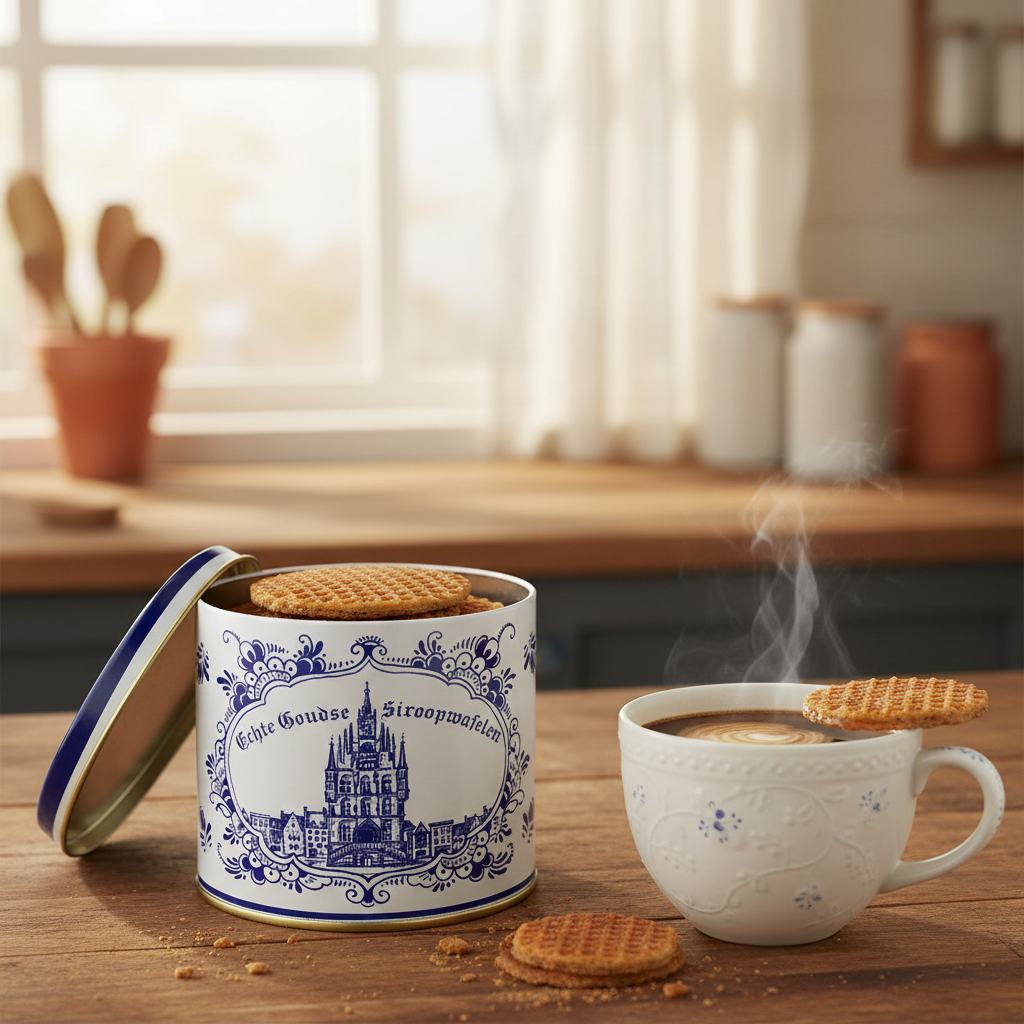 Cafe Amsterdam Stroopwafels in DB Tin – 350 g