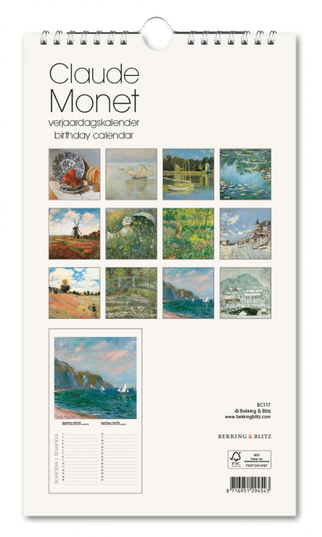 Kalender - Claude Monet -- Waterlelies