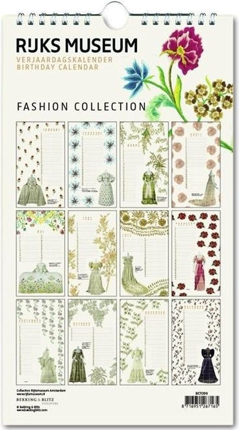 Kalender - Rijksmuseum -- Modecollectie