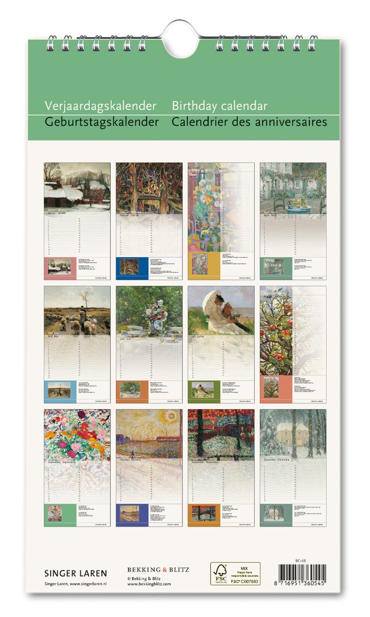 Kalender - Singer Laren