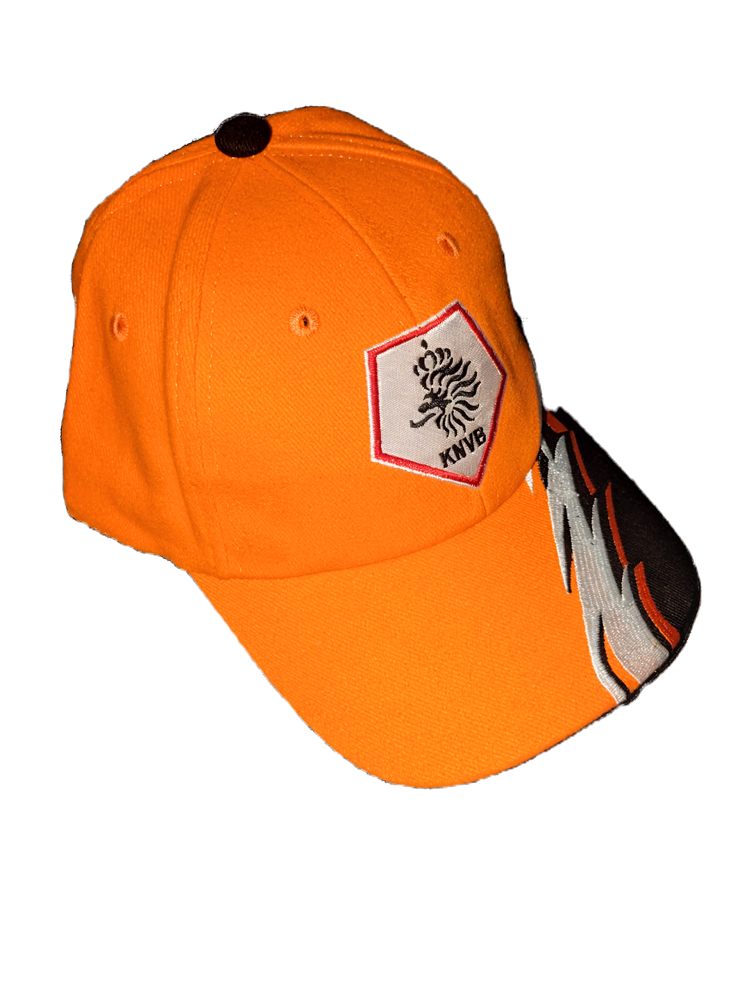Casquette – Orange/Blanc/Noir Écusson blanc KNVB