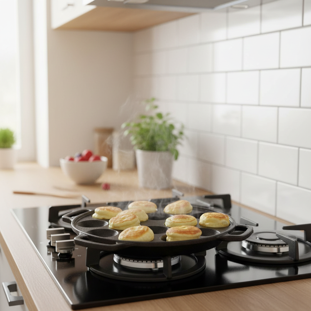 Cast Iron Poffertjes Pan