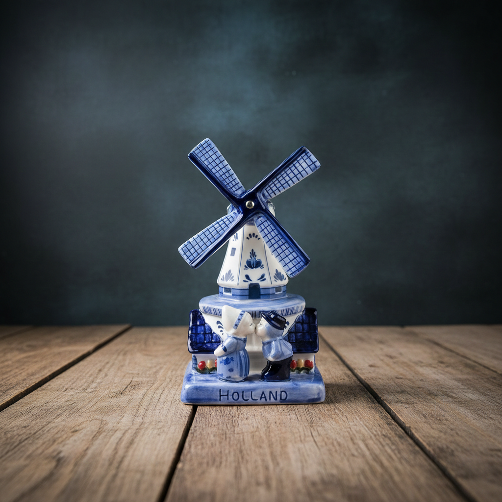 DB - Windmill with Kissing Couple-10cm