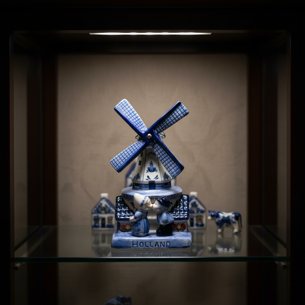 DB - Windmill with Kissing Couple-10cm