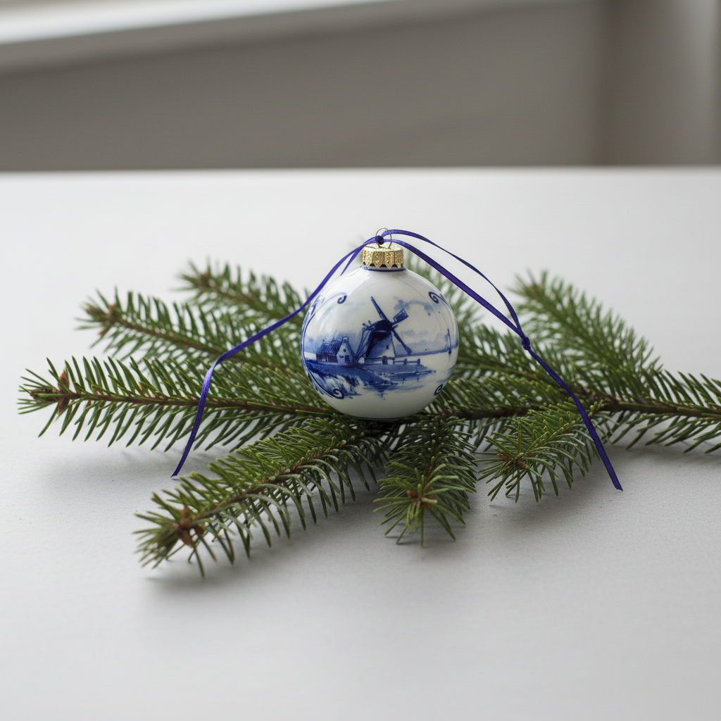 DB Ornament-Ball with Windmill