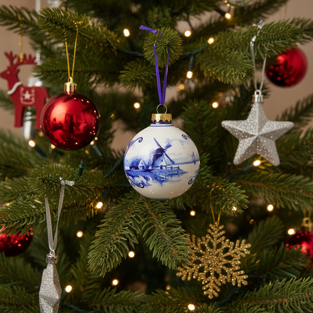 DB Ornament-Ball with Windmill