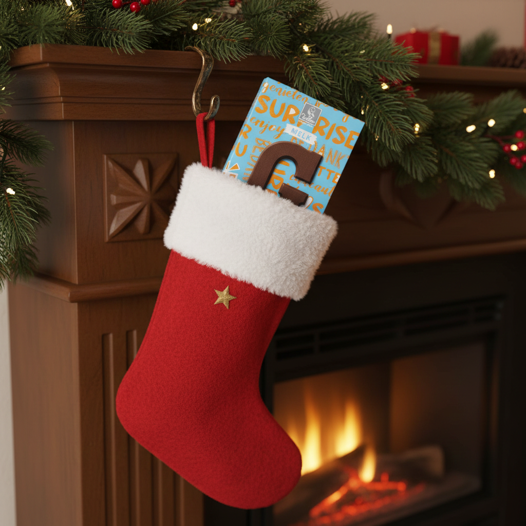 De Heer Milk Chocolate Letter-G