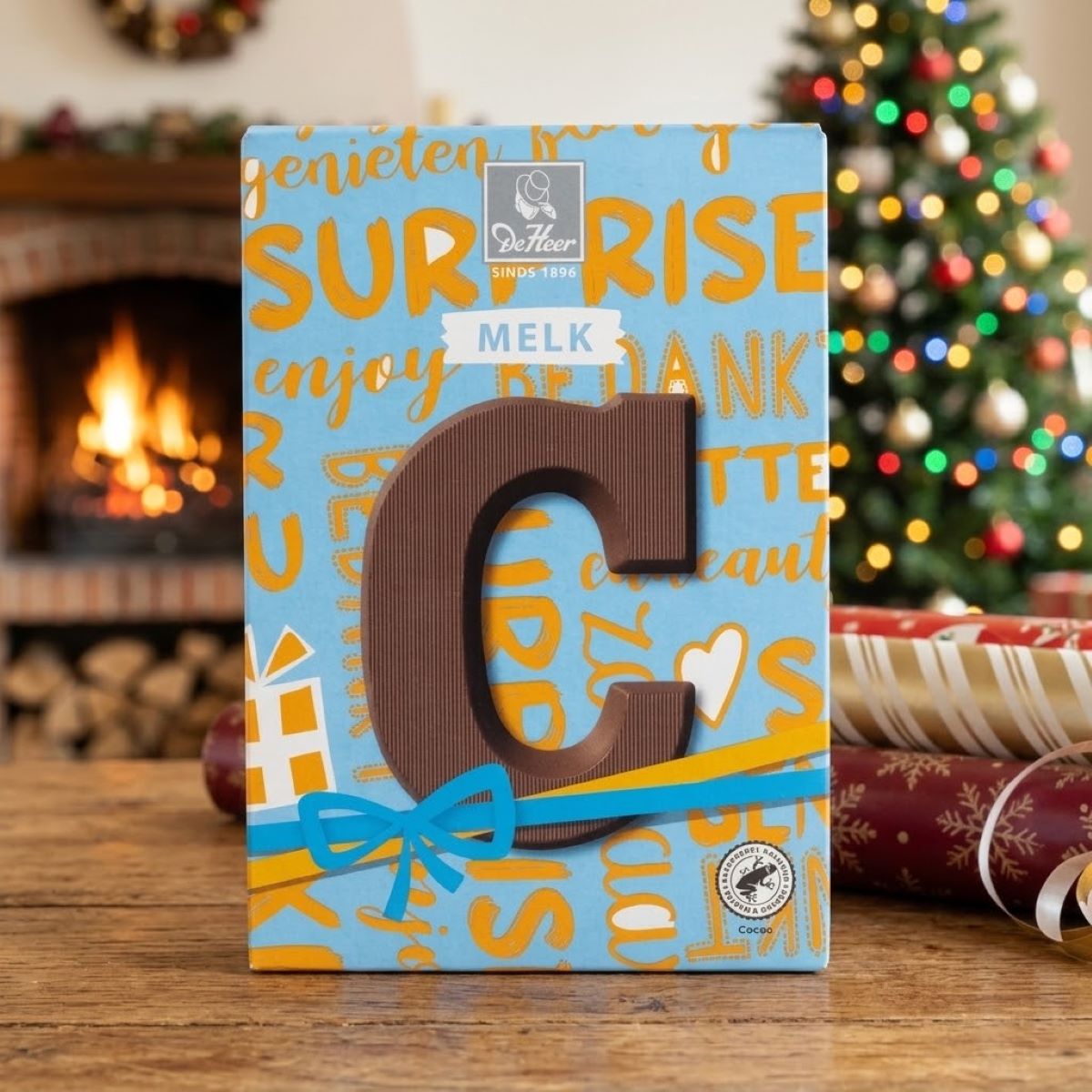 De Heer Melk Chocolate Letter-C 2 --- Holland Store - Toronto