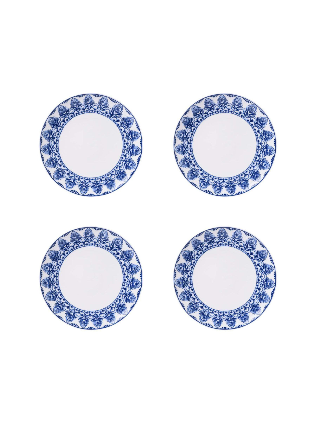 Paauw Blauw Porcelain Plates