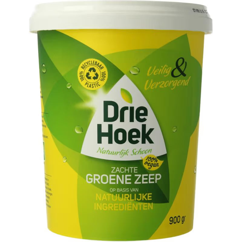 Drie Hoek Zachte Groene Zeep-900g