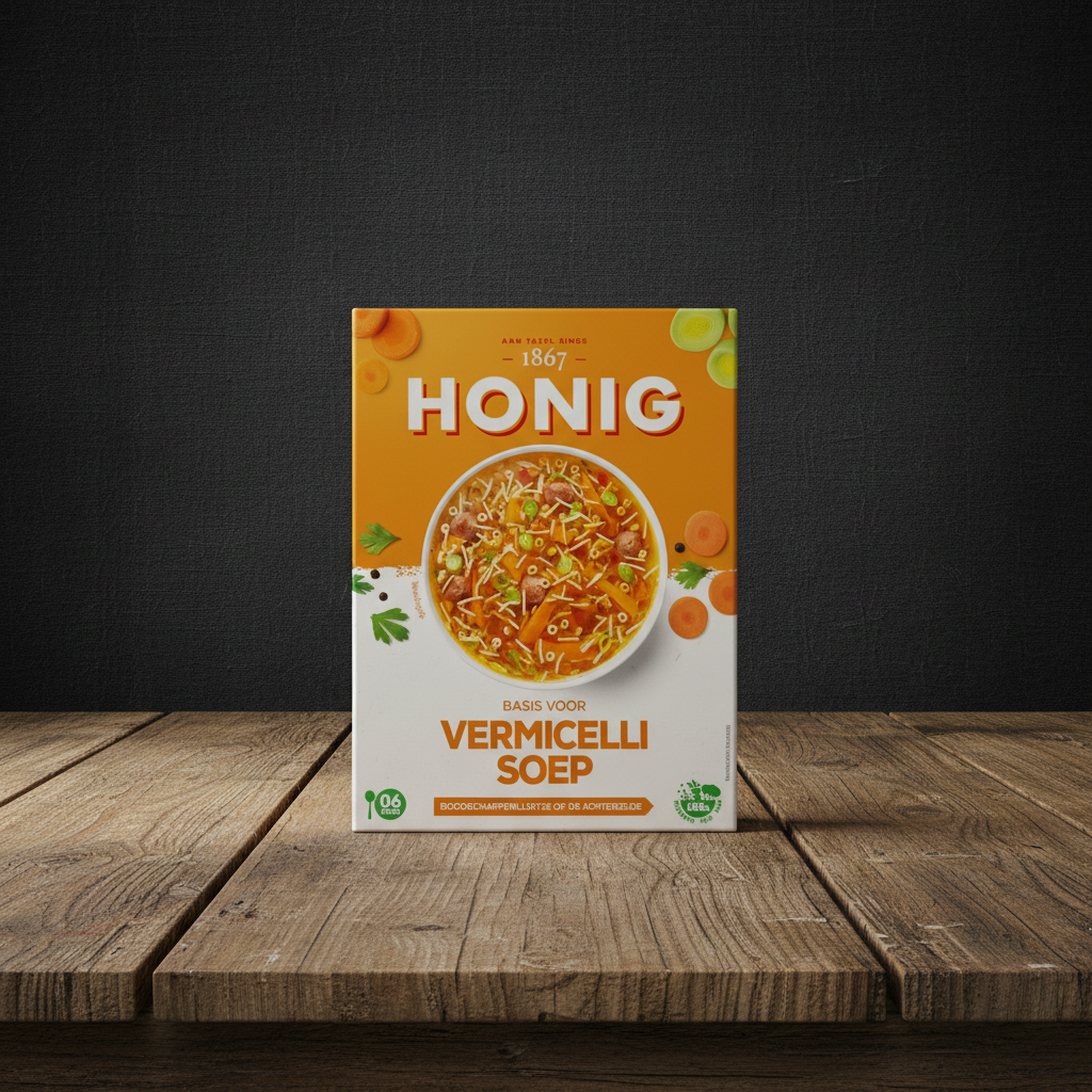 Honig basis voor Vermicelli Soep-96g