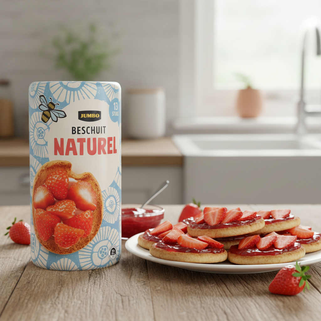 Jumbo Naturel Beschuit-125g