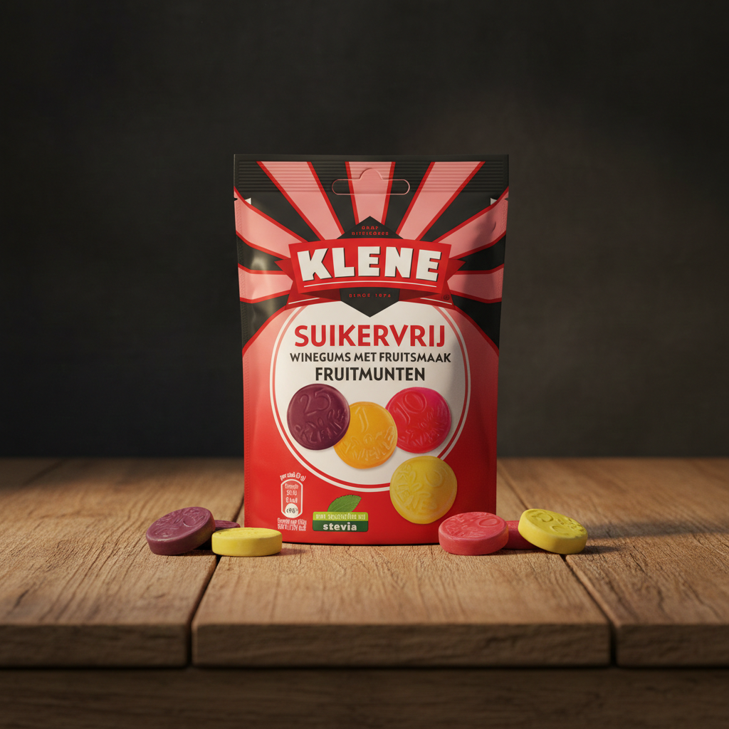 Klene Suikervrij Drop - Fruitmunten