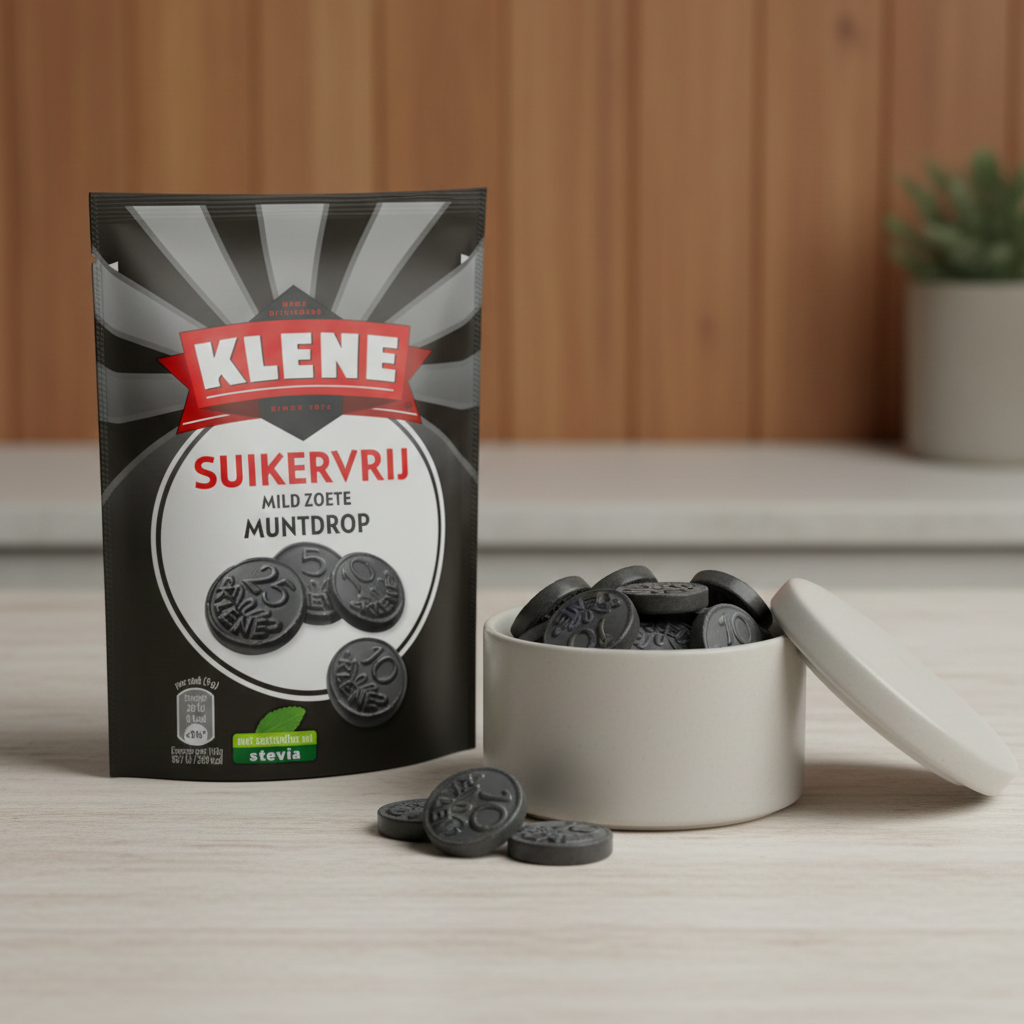 Klene Suikervrij Drop - Muntdrop