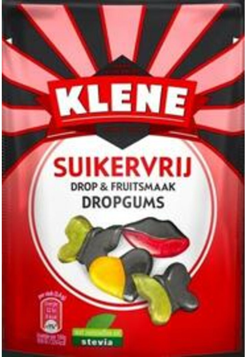 Klene Suikervrij Drop - Dropgums