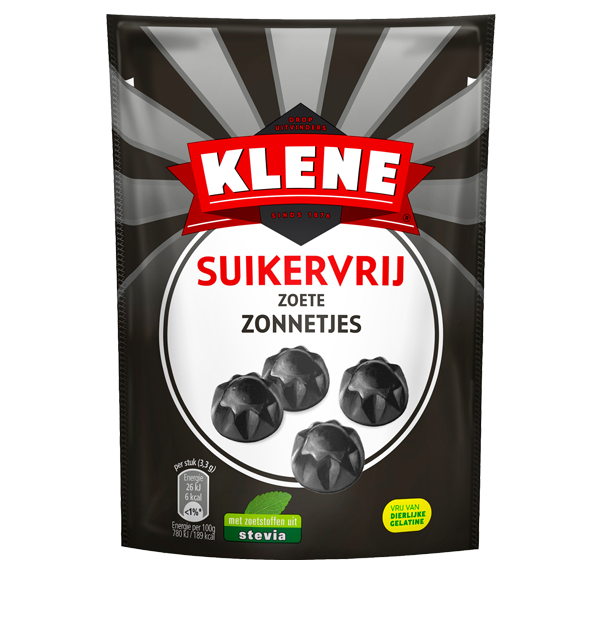 Klene Suikervrij Drop - Zonnetjes