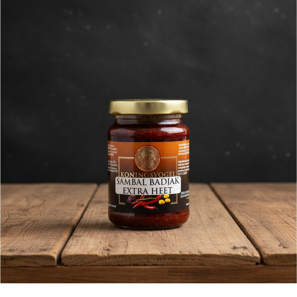 Koningsvogel Sambal Badjak Extra Heet-200g