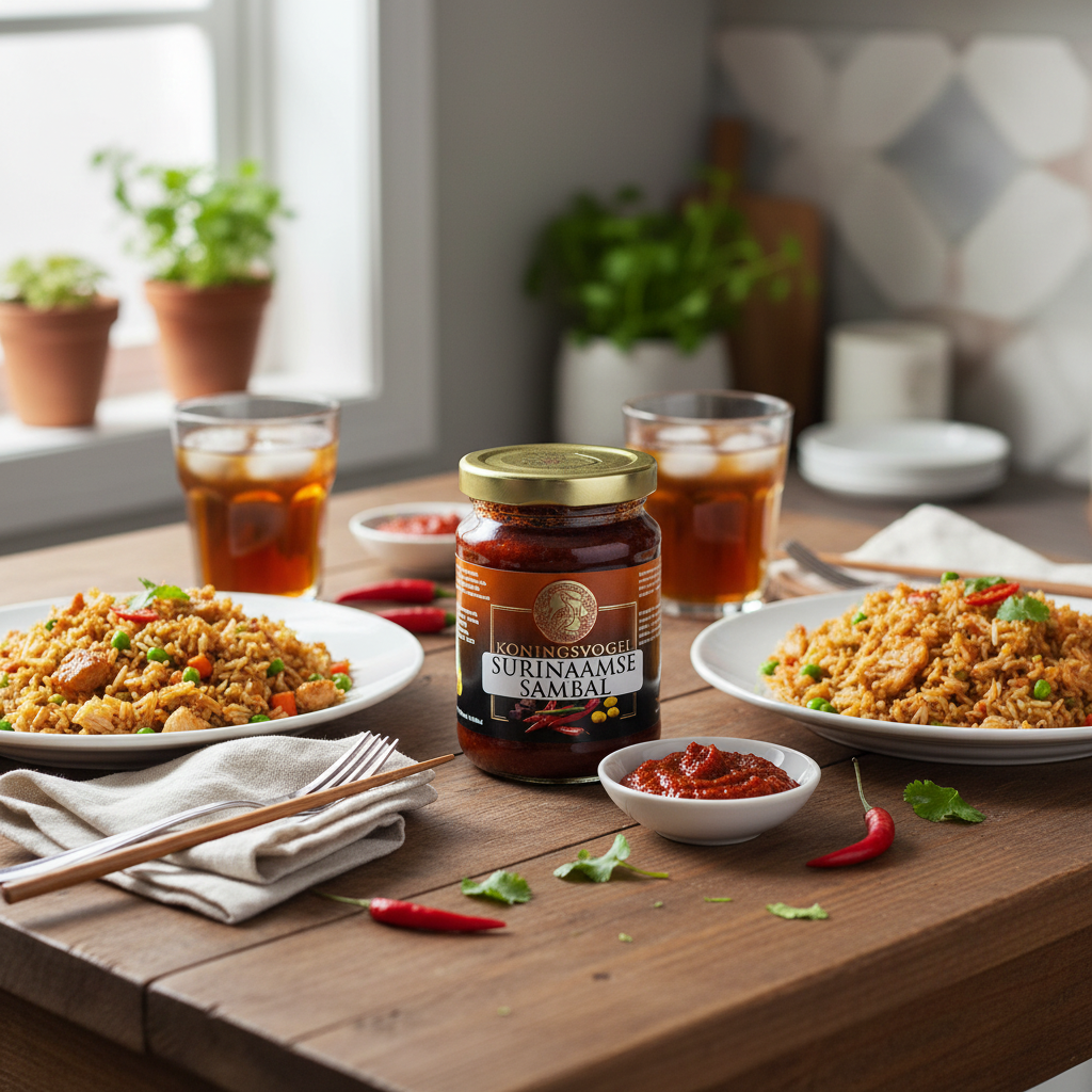 Koningsvogel Surinaamse Sambal-200g