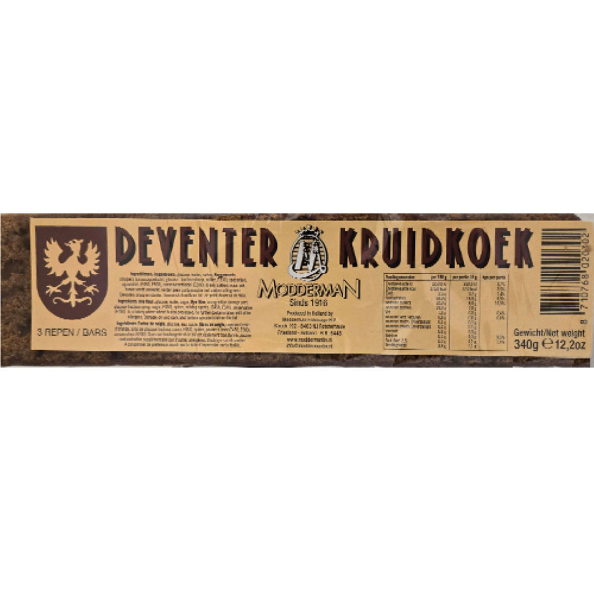 Modderman Deventer Kruidkoek - 340g --- Holland Store - Toronto