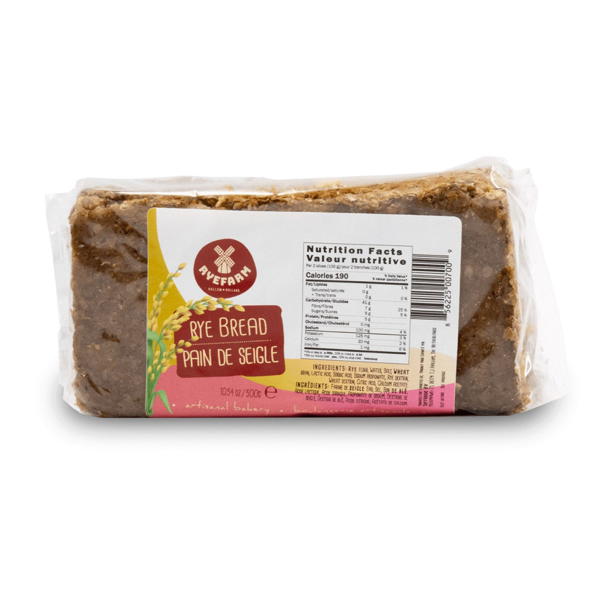 Ryefarm Rye Bread (Roggebrood) - 500g --- Holland Store - Toronto