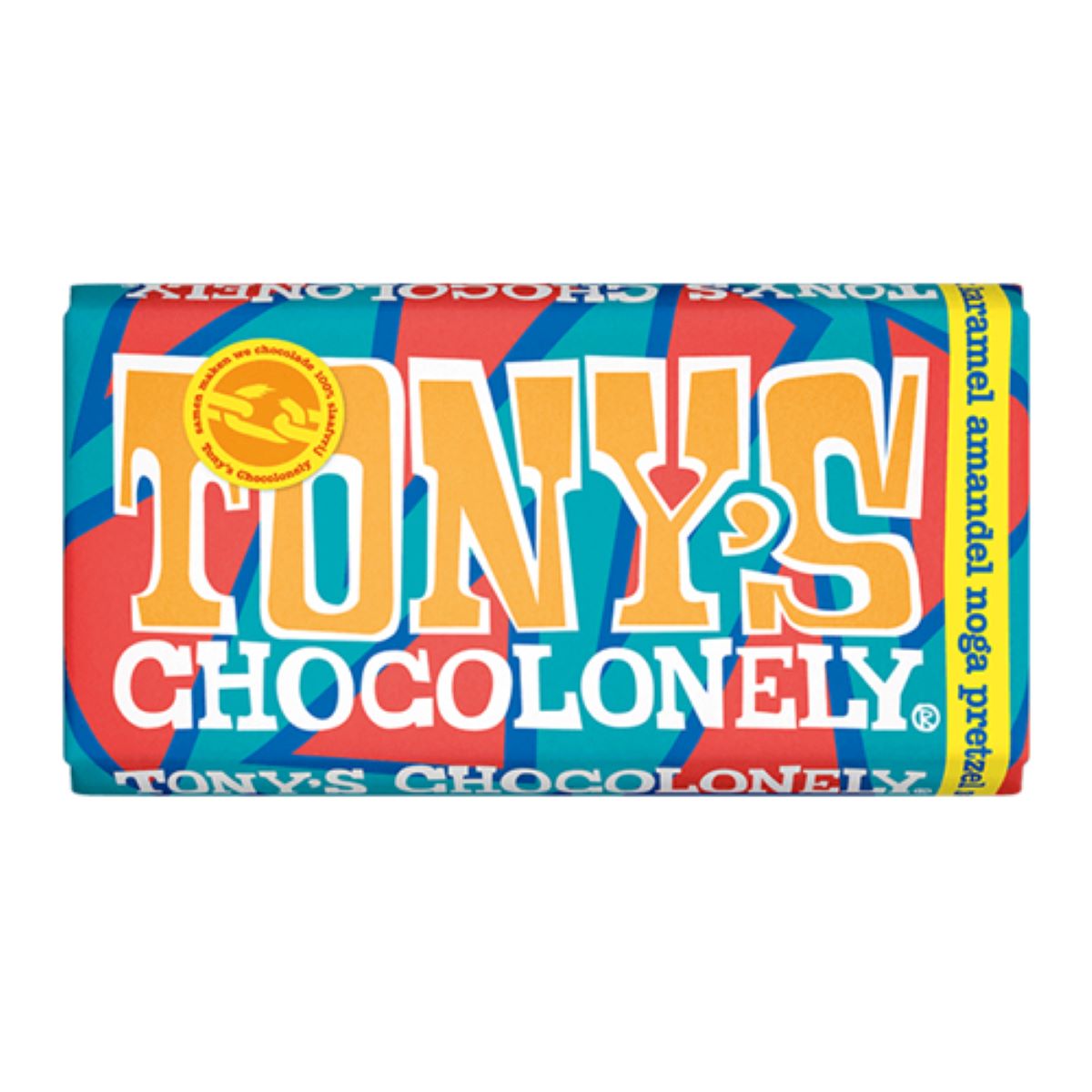 Tony_s Chocolonely Melk Karamel Almond Noga Pretzel Zeezout - Holland Store Toronto