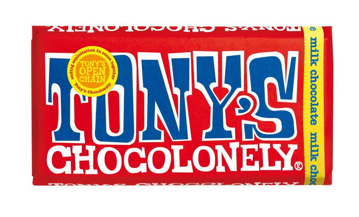 Tony's Chocolonely Milk Chocolate 32% - 180 g --- Holland Store - Toronto