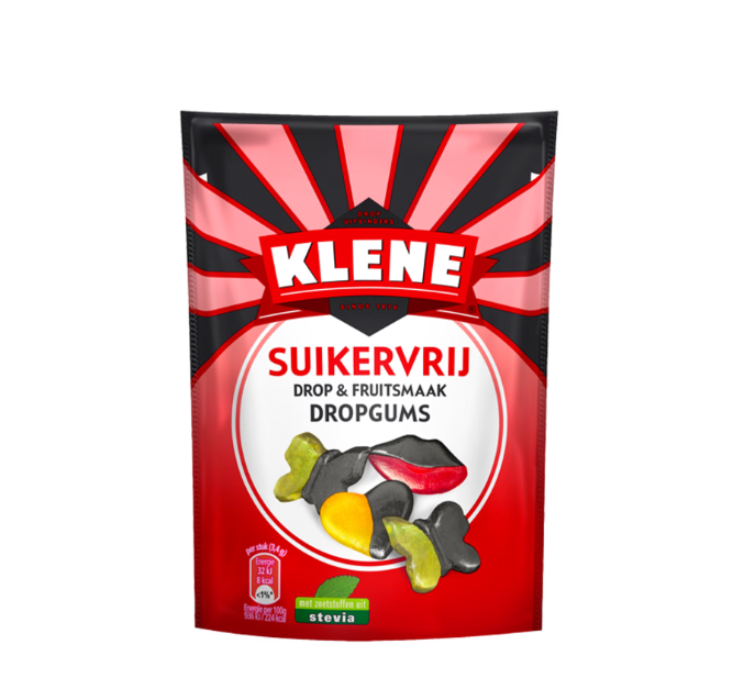 Klene Suikervrij Drop - Dropgums