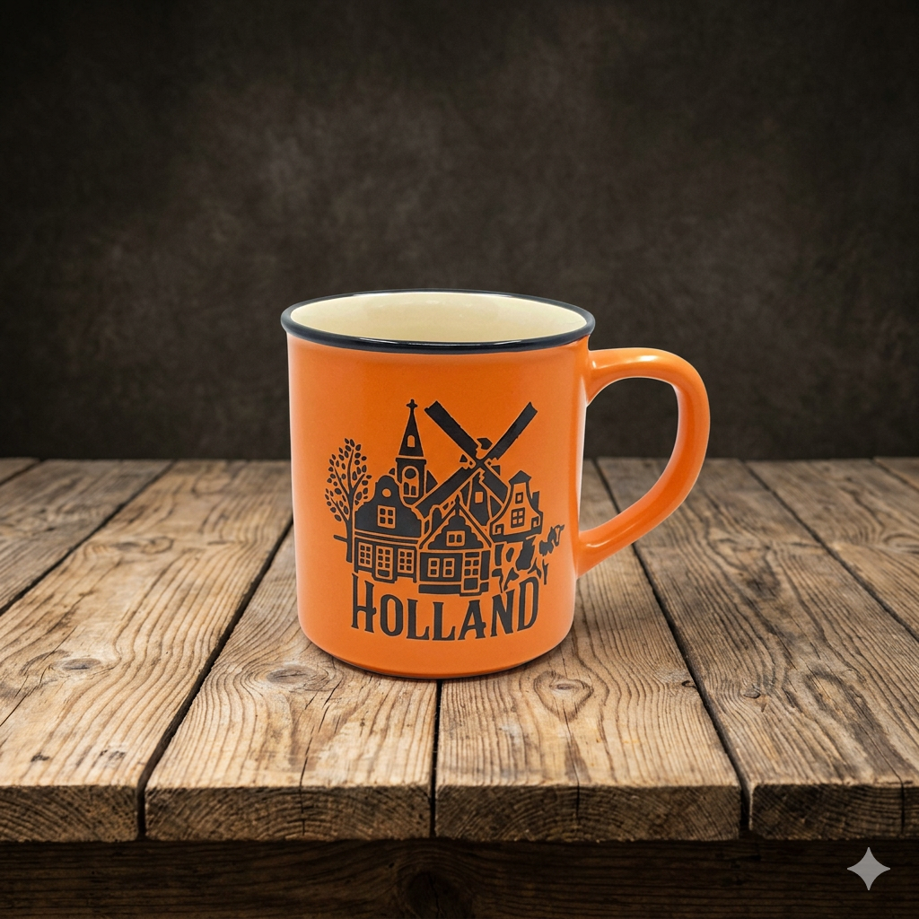 Mug de camping Amsterdam – Orange