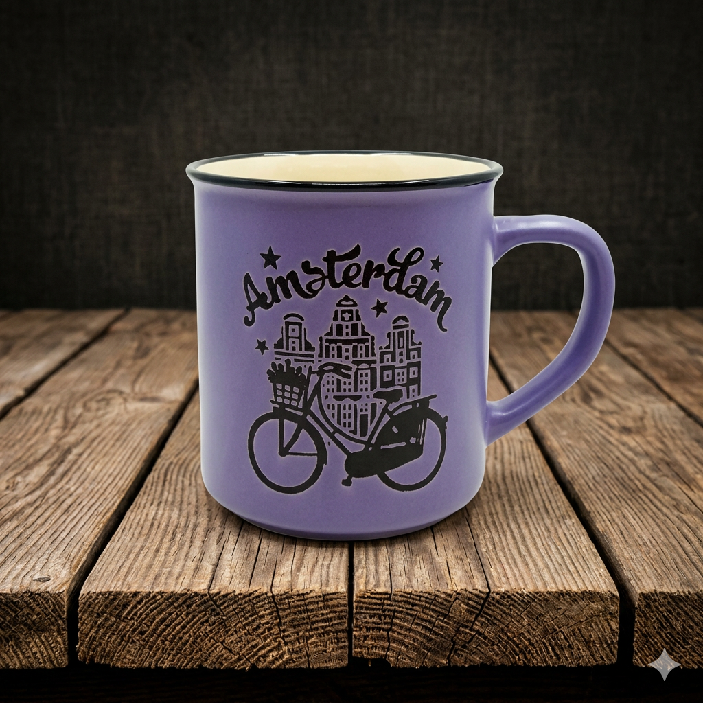 Mug de camping Amsterdam – Violet