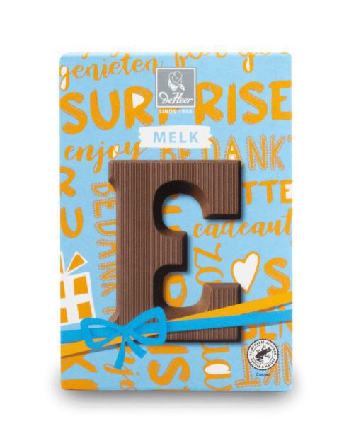 De Heer Milk Chocolate Letter-E ... Holland Store - Toronto