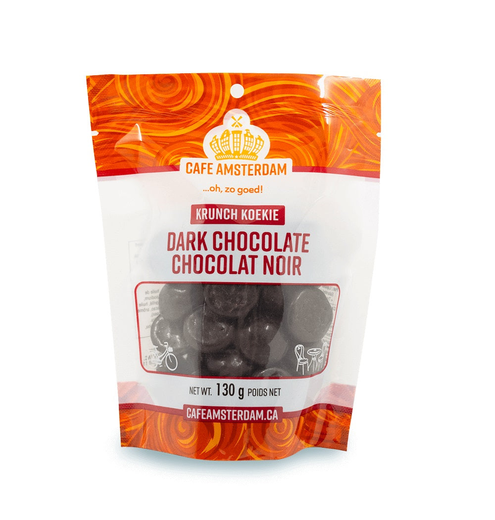 Cafe Amsterdam Crunch Koekjes-Dark Chocolate-130g ... Holland Store - Toronto