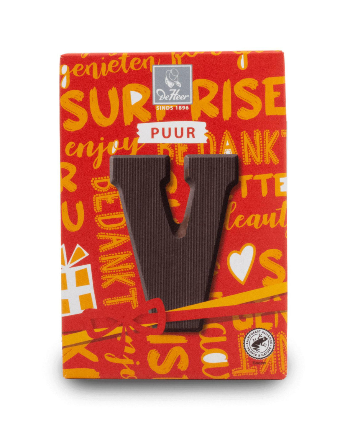 De Heer Dark Chocolate Letter-V ... Holland Store - Toronto