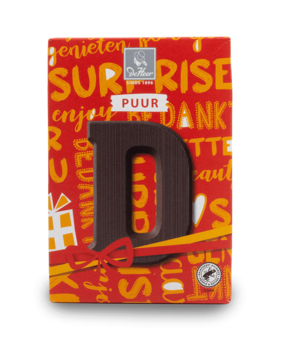 De Heer Dark Chocolate Letter-D ... Holland Store - Toronto