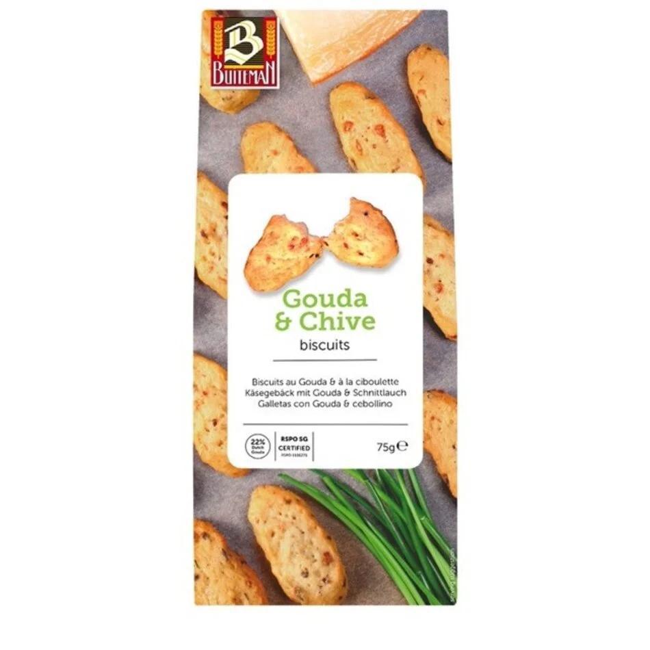 Buiteman Gouda & Chive Biscuits-75g ... Holland Store - Toronto