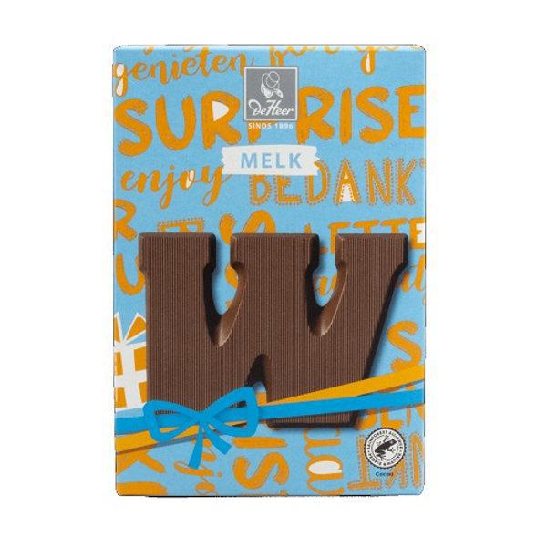 De Heer Milk Chocolate Letter-W ... Holland Store - Toronto