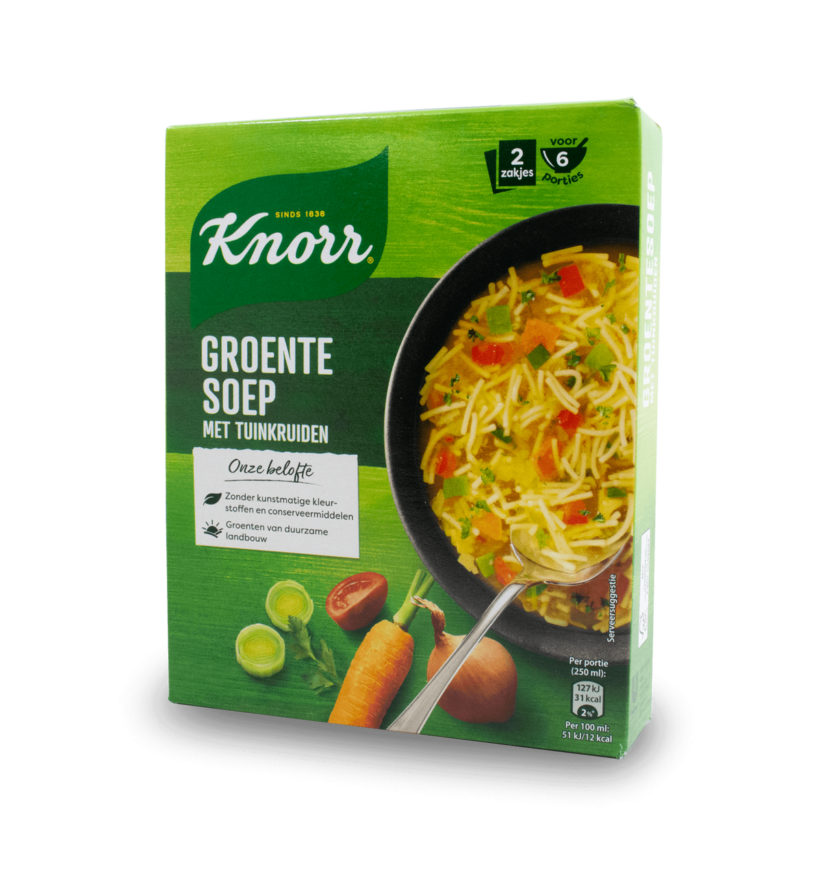 Knorr Groentesoep met Tuinkruiden