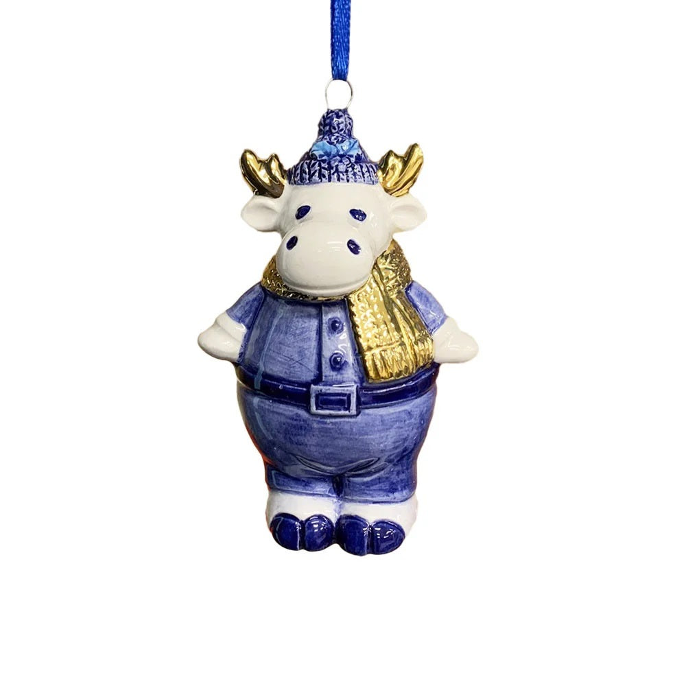 DB Ornament-Reindeer with Gold