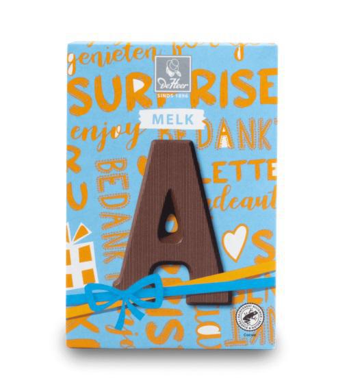 De Heer Milk Chocolate  Letter-A ... Holland Store - Toronto