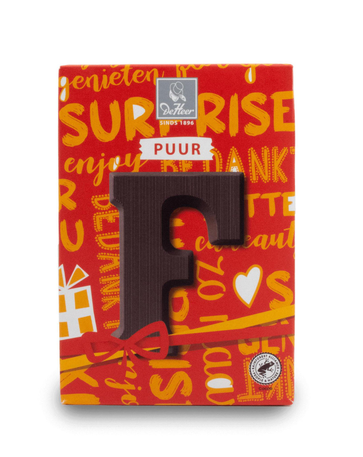 De Heer Dark Chocolate Letter-F ... Holland Store - Toronto