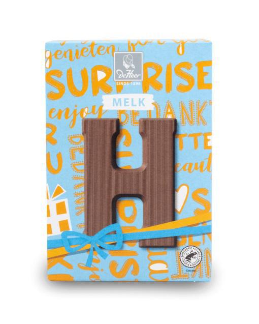 De Heer Milk Chocolate Letter-H ... Holland Store - Toronto