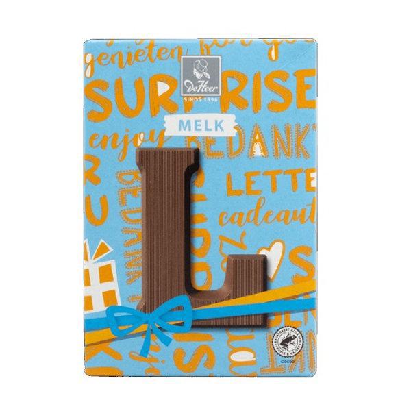 De Heer Milk Chocolate Letter-L ... Holland Store - Toronto