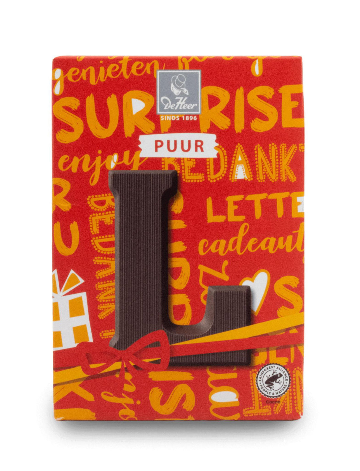 De Heer Dark Chocolate Letter-L ... Holland Store - Toronto