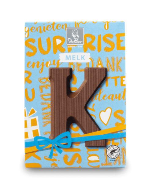 De Heer Milk Chocolate  Letter-K ... Holland Store - Toronto