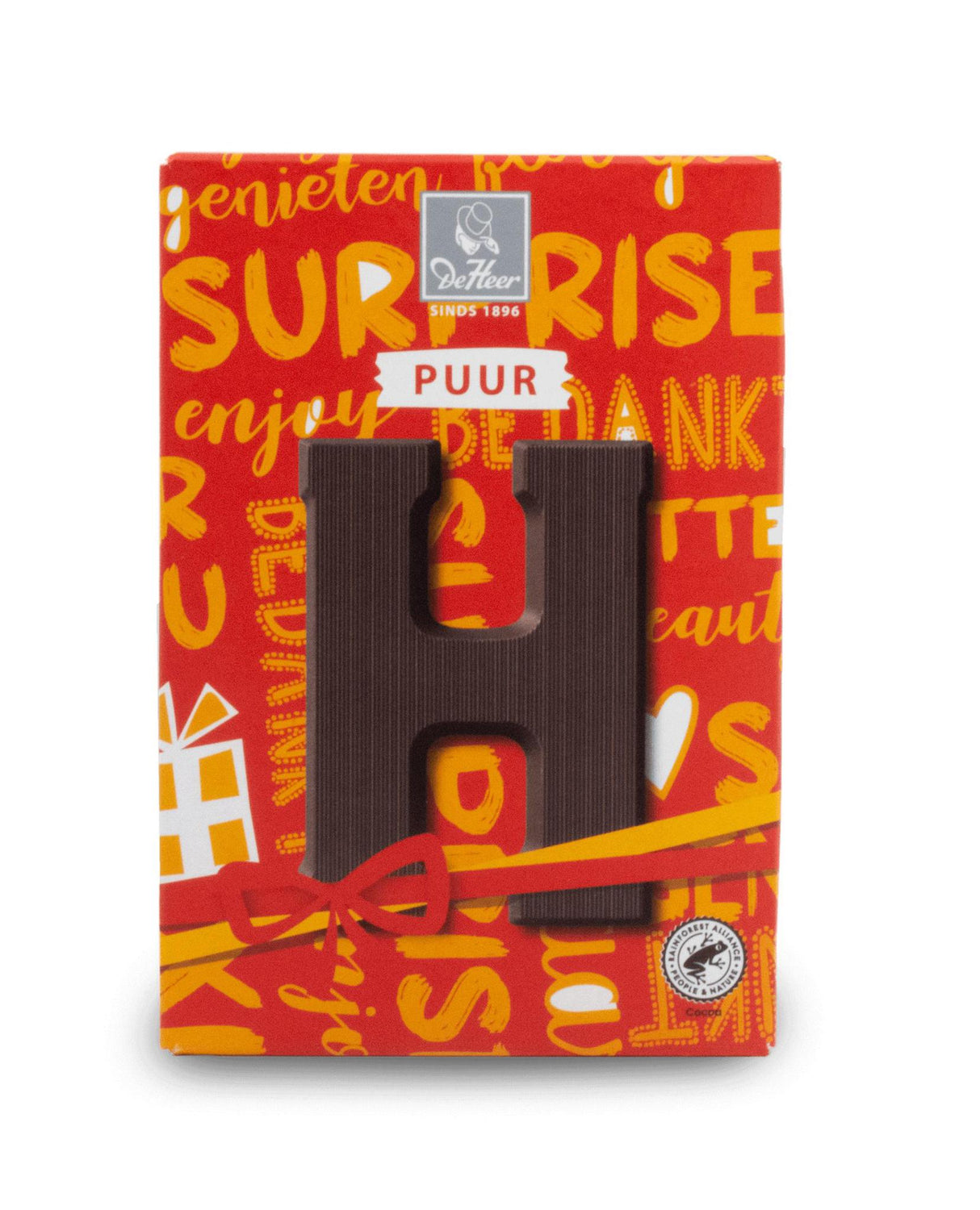 De Heer Dark Chocolate Letter-H ... Holland Store - Toronto