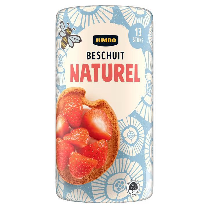 Jumbo Naturel Beschuit-125g