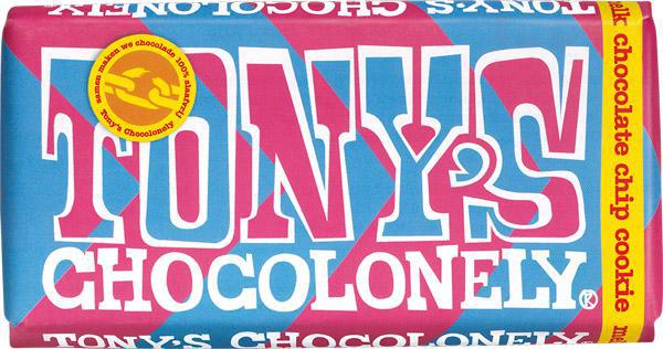 Tony's Chocolonely - Melk Chocolate Chip Cookie